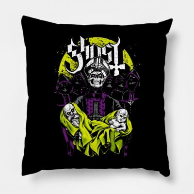 Ghost Throw Pillow Official Ghost Band Merch