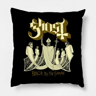 Back To The Future Throw Pillow Official Ghost Band Merch