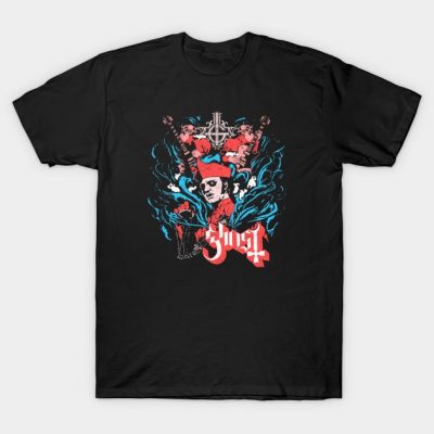 Ghost Retro Red T-Shirt Official Ghost Band Merch