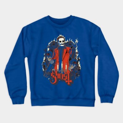 Ghost 80S Rock Music Vintage Crewneck Sweatshirt Official Ghost Band Merch