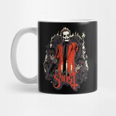 Ghost 80S Rock Music Vintage Mug Official Ghost Band Merch