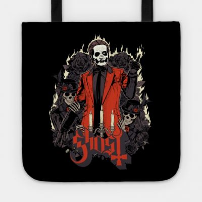 Ghost 80S Rock Music Vintage Tote Official Ghost Band Merch