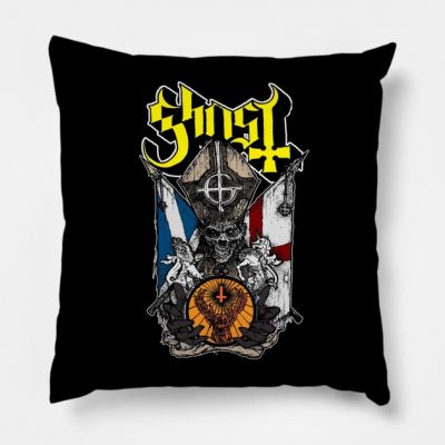 Ghost Throw Pillow Official Ghost Band Merch
