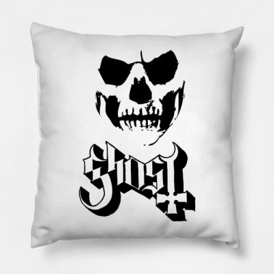 Rock Music Throw Pillow Official Ghost Band Merch