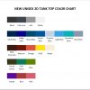 tank top color chart - Ghost Band Store