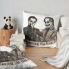 Double Devil Throw Pillow Official Ghost Band Merch