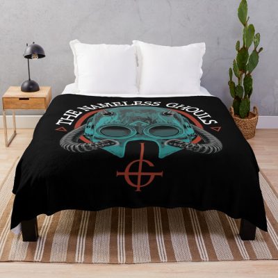 Nameless Ghouls Ghost Throw Blanket Official Ghost Band Merch