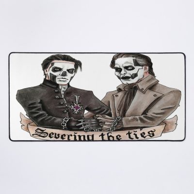 Double Devil Mouse Pad Official Ghost Band Merch