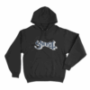 Ghost Logo Unisex Hoodie Black