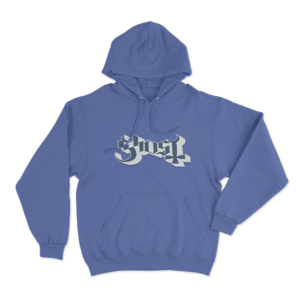 Ghost Logo Unisex Hoodie Blue