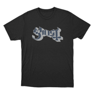Ghost Logo Unisex T Shirt Black